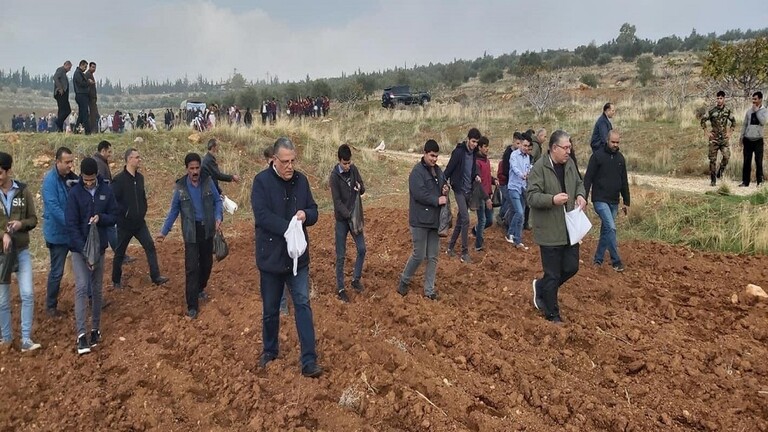 دام برس : وزيرا الزراعة والتربية يشاركان في زراعة القمح في سورية