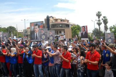 دام برس : دام برس | فعالية شعبية دعماً لإجراء الاستحقاق الدستوري ولحملة سوا الخاصة بالمرشح الرئاسي الدكتور بشار حافظ الأسد