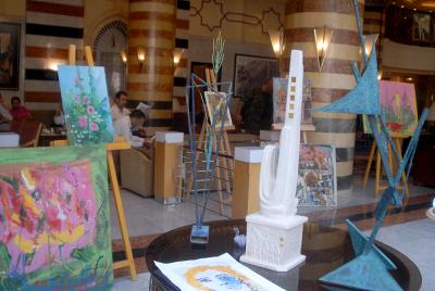 دام برس : دام برس | افتتاح معرض للفنان التشكيلي سميح عبد الباسط تحت رعاية وزارة السياحة