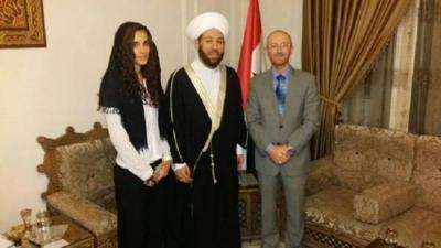 دام برس : دام برس | المفتي حسون يعقد قران مصطفى الخاني على ابنة ممثل سورية في الأمم المتحدة