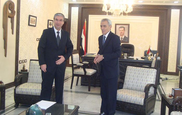 دام برس : دام برس | وزير الثقافة يلتقي سفير أرمينيا في دمشق