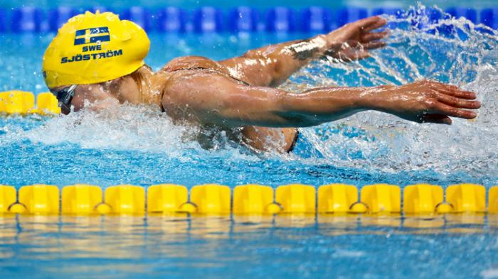 دام برس : دام برس | رقم قياسي عالمي جديد للسباحة السويدية شيستريم في منافسات الفراشة