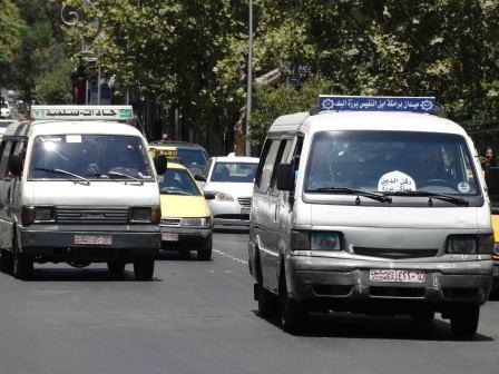 دام برس : حرمان 150 وسيلة نقل عامة بدمشق من التزود بالوقود